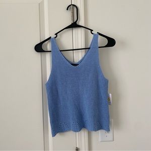 Love Ellie Girls’ Pointelle Sweater Tank size Medium